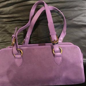 Maggie Sweet micro fabric handbag  - Light Purple